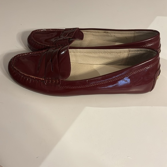 Michael Kors Red Patent leather loafers women’s size 11 - Picture 5 of 5